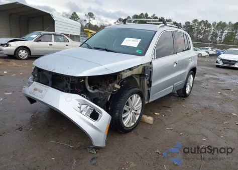 2012 Volkswagen Tiguan Se z USA, uszkodzony, nr VIN WVGBV7AX8CW585969